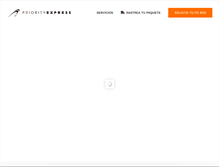 Tablet Screenshot of priorityexpresspty.com